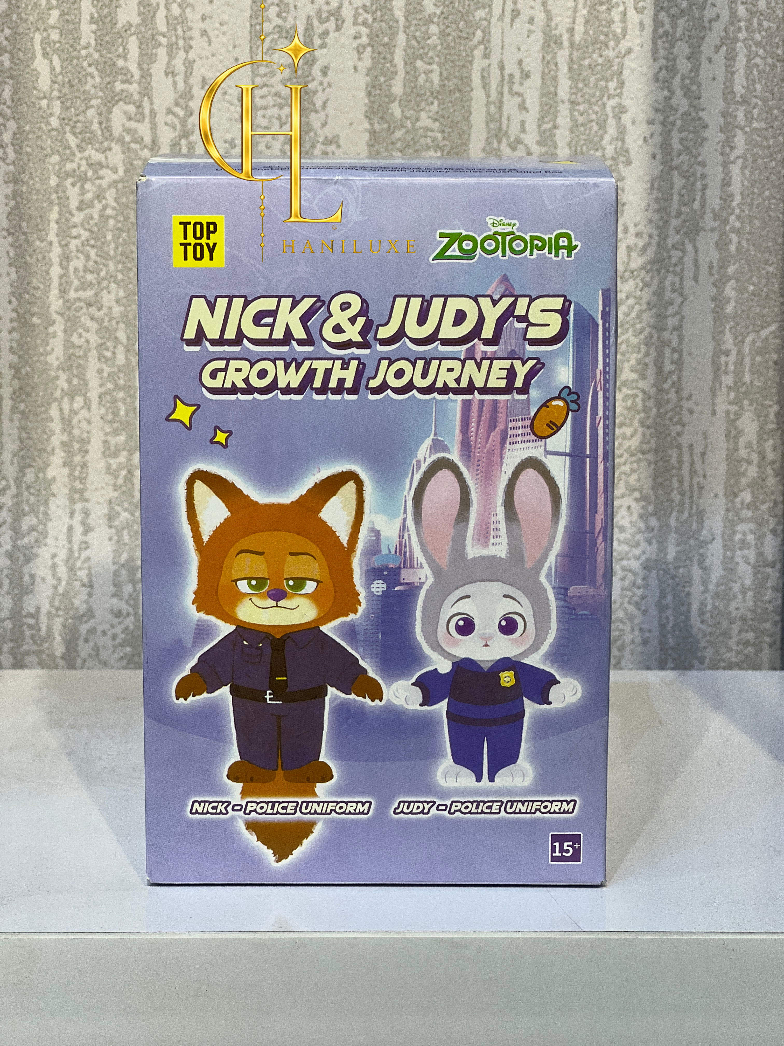 عروسک جعبه‌ای شانسی زوتوپیا سری 2 Nick & Judy’s Growth Journey | بلایند باکس شانس