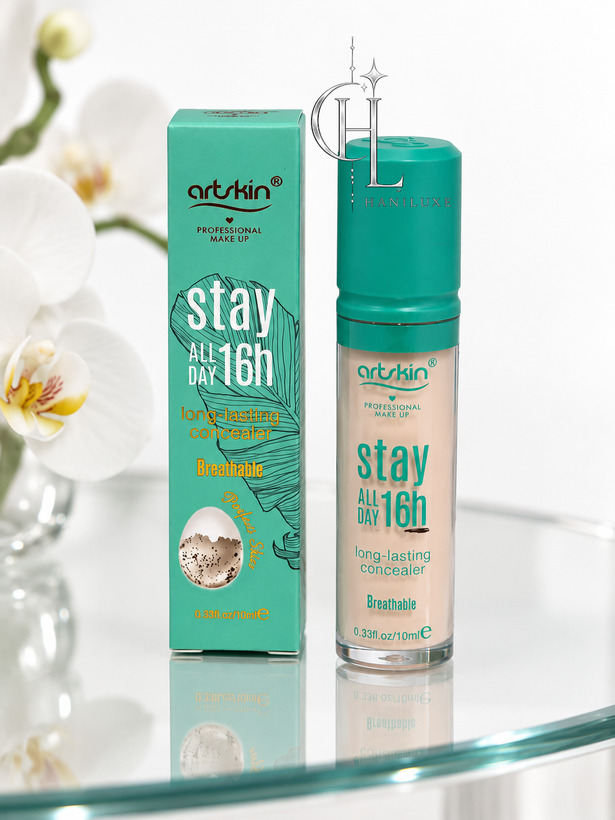 کانسیلر مایع فول کاور در دو رنگ آرت اسکین Artskin مدل Stay All Day 16H