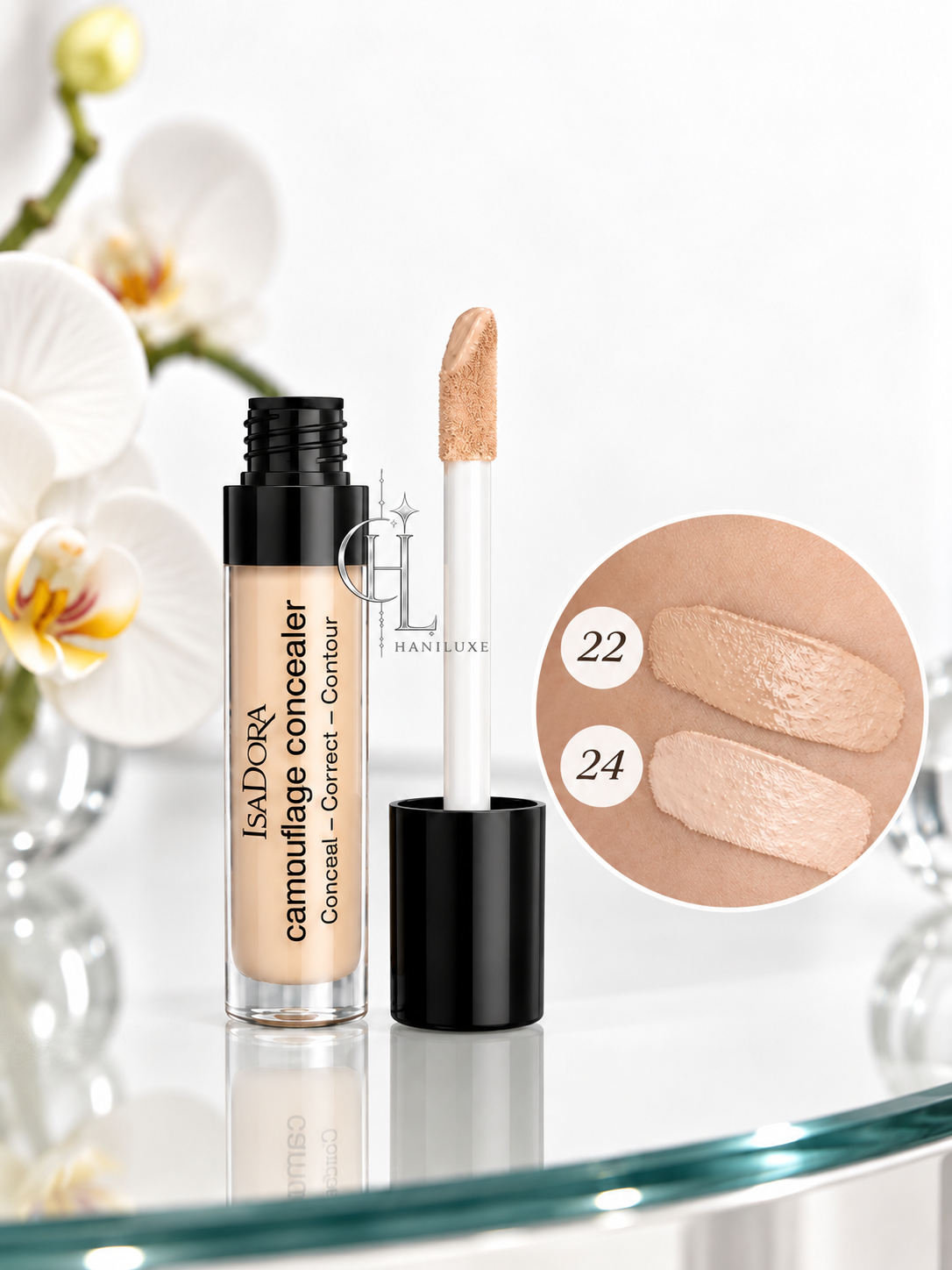 کانسیلر ایزادورا مدل IsaDora Camouflage Concealer با بافت کرمی
