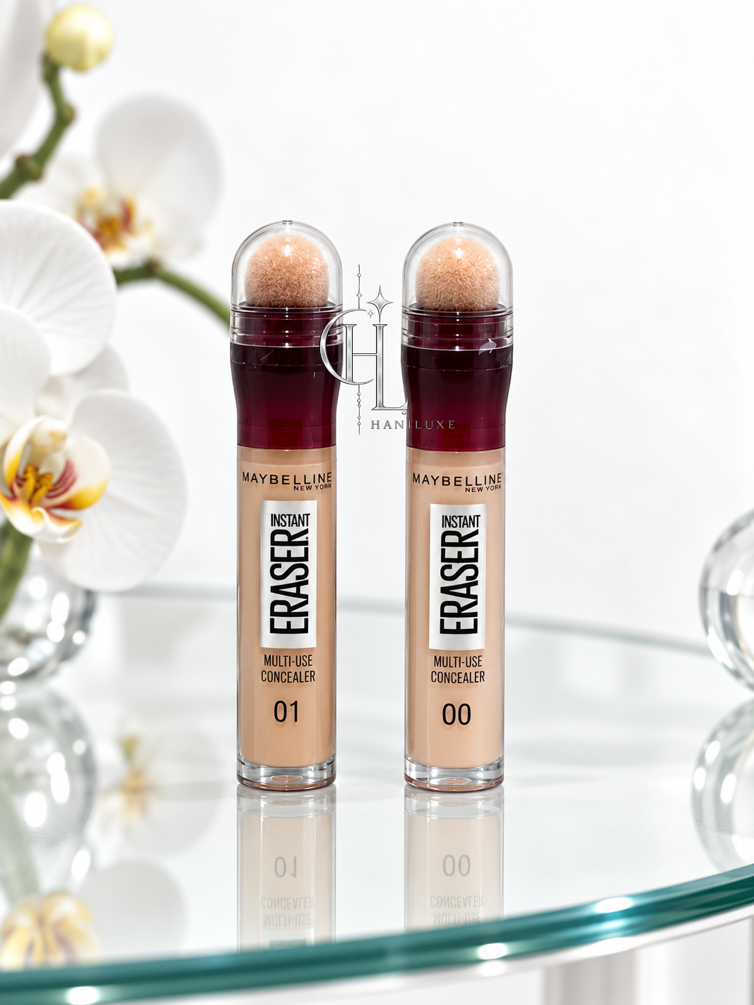 کانسیلر Maybelline Instant Eraser با بافت سبک و پوشش‌دهی مناسب | استفاده روزانه و مهمانی