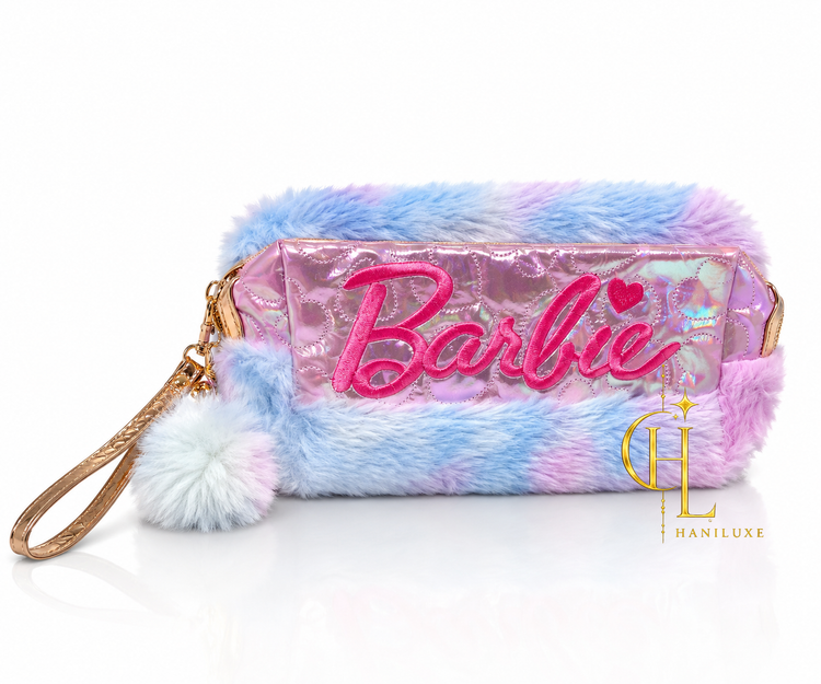 کیف لوازم آرایش جنس تدی طرح باربی barbie🎀