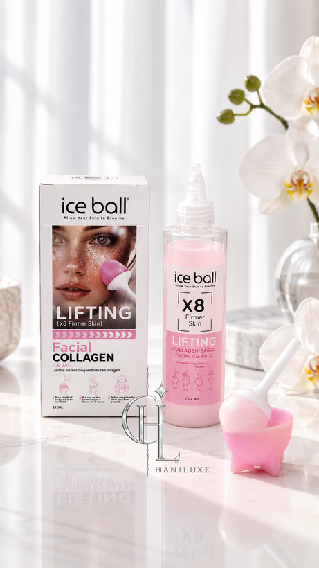 ژل آبرسان صورت آیس بال ice ball هیالورونیک و کلاژن مدل Hydrating حجم ۲۱۲ میل