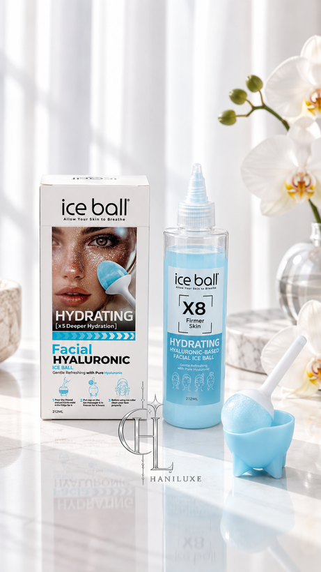 ژل آبرسان صورت آیس بال ice ball هیالورونیک و کلاژن مدل Hydrating حجم ۲۱۲ میل