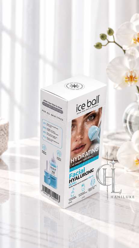 ژل آبرسان صورت آیس بال ice ball هیالورونیک و کلاژن مدل Hydrating حجم ۲۱۲ میل