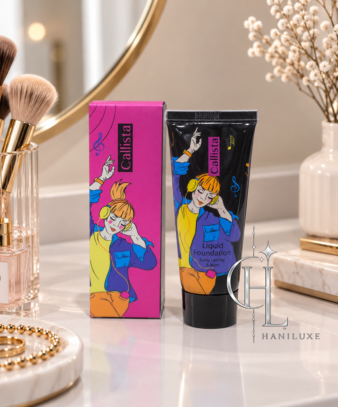 کرم پودر مایع کالیستا (Callista) مدل Long Lasting & Matt