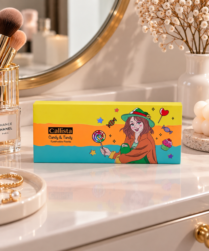 پالت سایه چشم Callista دو مدل ده رنگه با مجموعهای از رنگهای کاربردی و هماهنگ
