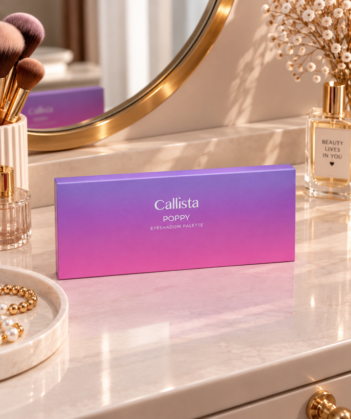 پالت سایه چشم Callista Poppy Eyeshadow Palette با ترکیبی از ۱۰ رنگ متنوع رنگی